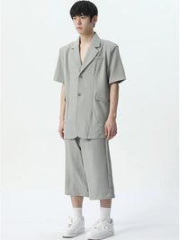 Grey 3/4 Long Shorts 4