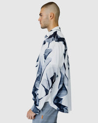 Justin Cassin Lark Print Casual Shirt in White Color 3