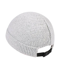 Light Grey Beanie with Strap 2