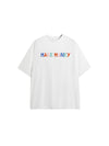 "Make Money" Embroidered T-Shirt in White Color
