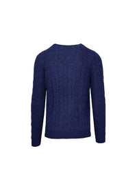 Malo Blue Wool Cashmere Pullover Sweater 6