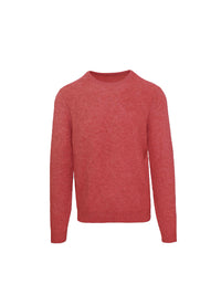 Malo Red Wool Cashmere Pullover Sweater