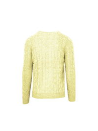 Malo Yellow Wool Cashmere Sweater 2