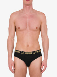 Moschino Gold Logo T-Shirt & Briefs Set 8