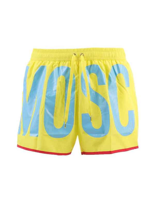 Moschino Neon Yellow Swim Shorts