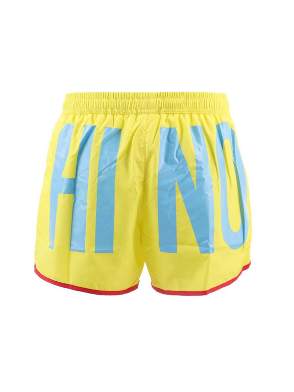 Moschino Neon Yellow Swim Shorts 3