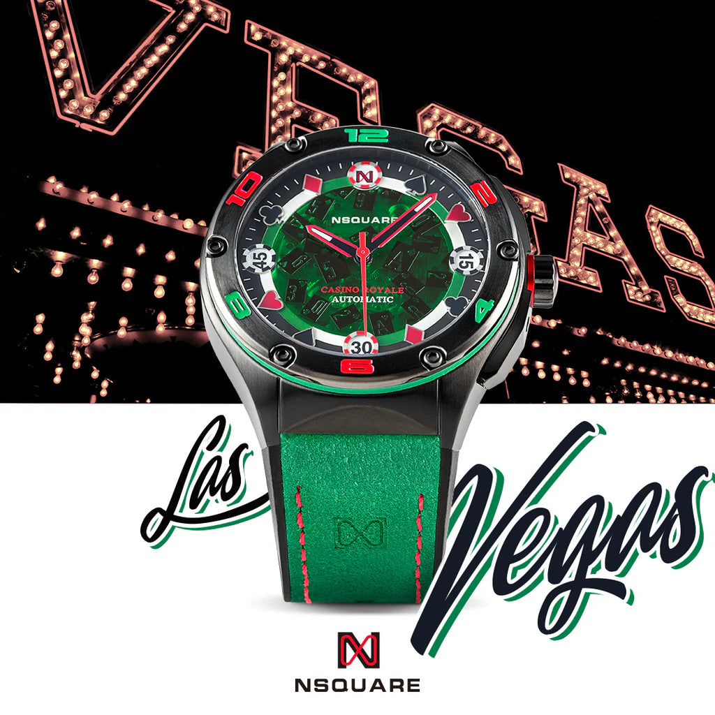 NSquare Casino Royale Automatic N40.1 Green Black Limited Edition 6