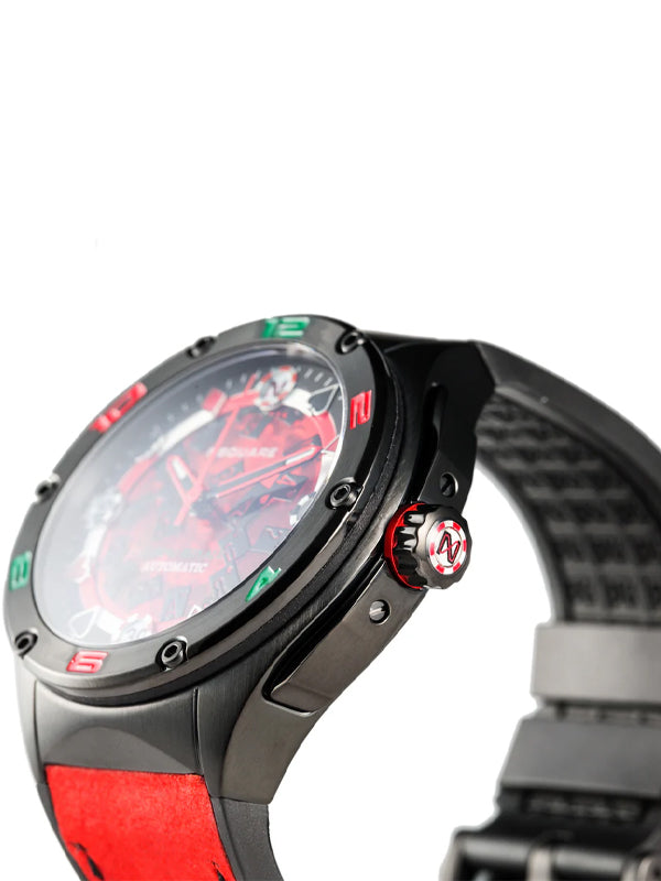 NSquare Casino Royale Automatic Watch N40.3 Red Black Limited Edition 3