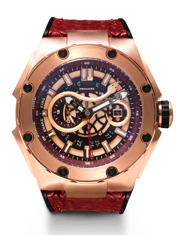 NSquare SnakeKing Automatic Watch N10.1 Night Maroon 2