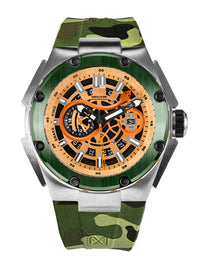 NSquare SnakeKing Automatic Watch N10.9 Green Magic Camo