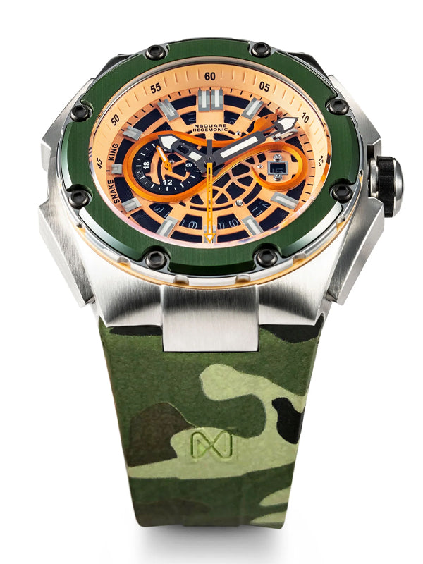 NSquare SnakeKing Automatic Watch N10.9 Green Magic Camo 2