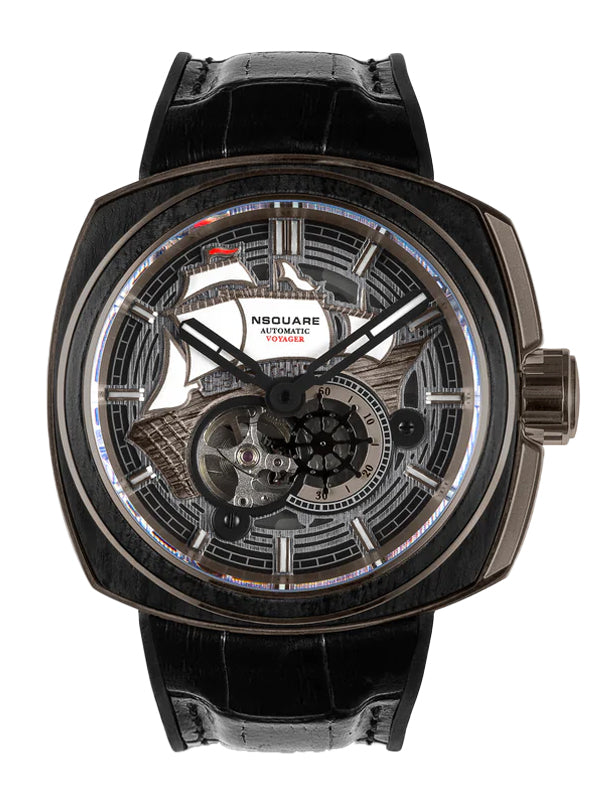 NSquare Voyager Automatic Watch N25.3 Gun Black