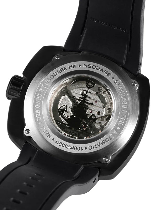 NSquare Voyager Automatic Watch N25.4 Black/RG 3