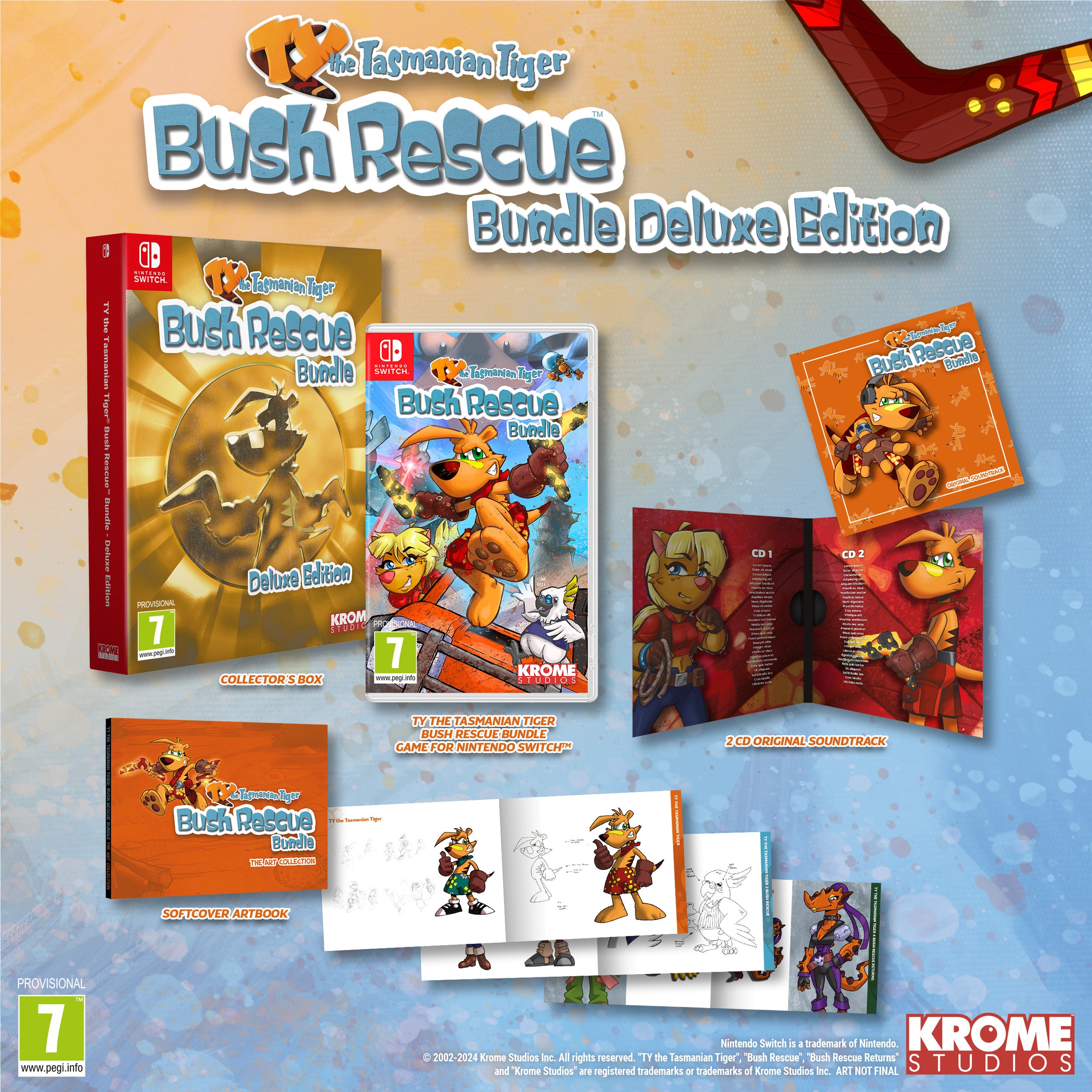 Nintendo Switch TY the Tasmanian Tiger Bush Rescue Deluxe Edition 2