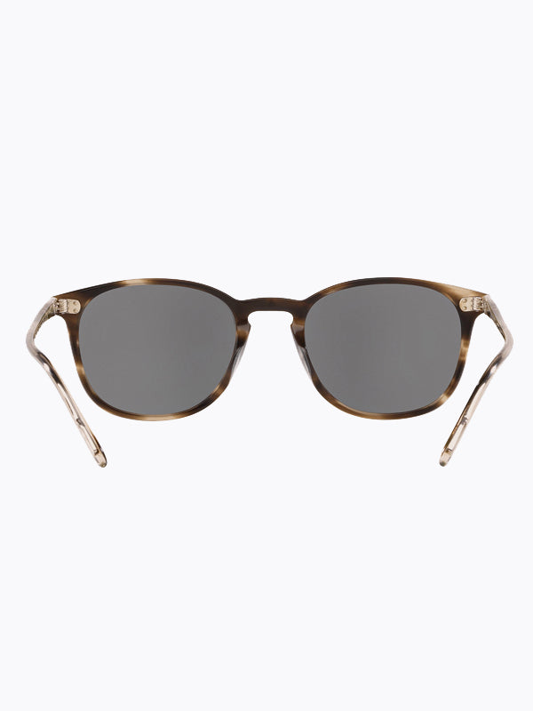 Oliver Peoples Finley Vintage Sun Polarized Cinder Cocobolo with Grey Polarised Lens 4