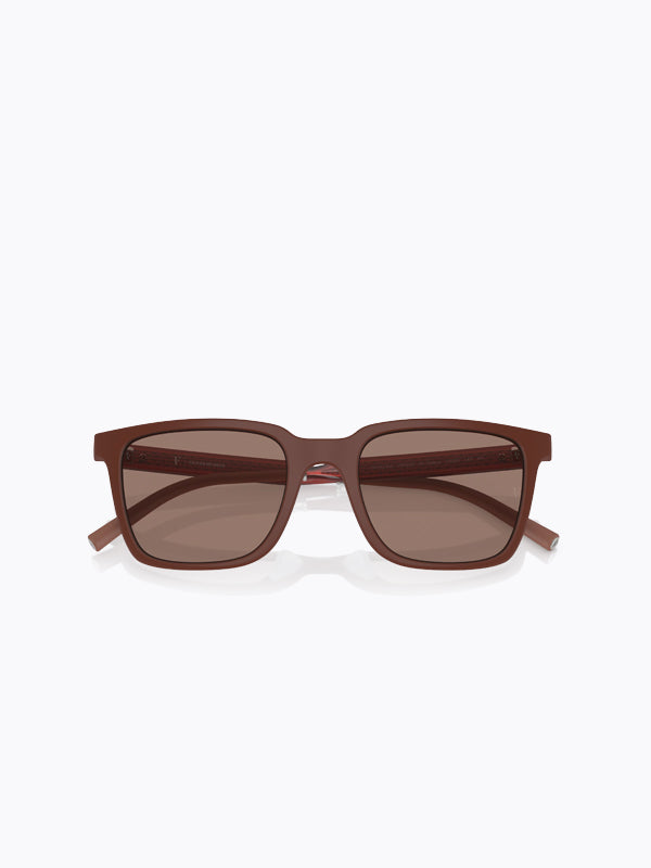 Oliver Peoples Mr Federer Sunglasses in Semi-Matte Brick-Sierra Color 6