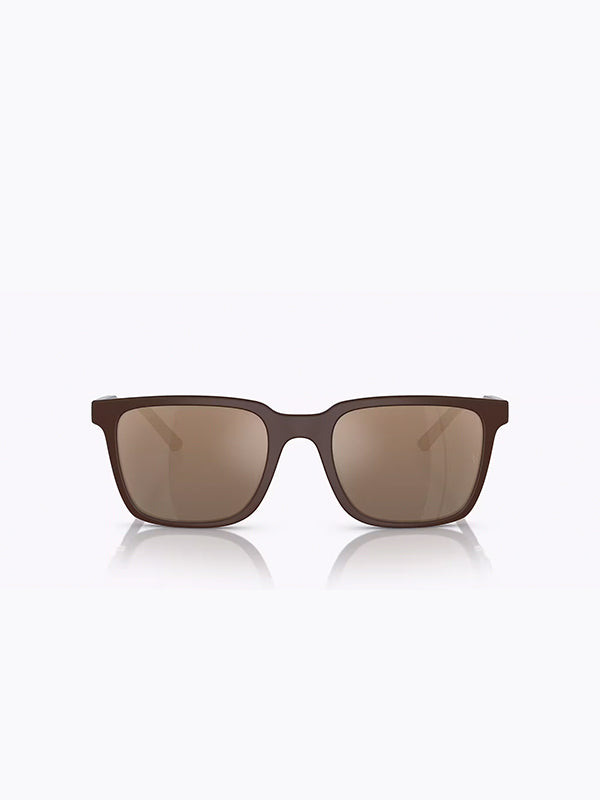 Oliver Peoples Mr Federer Sunglasses in Umbre-Desert Flash Mirror Color 2