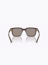 Oliver Peoples Mr Federer Sunglasses in Umbre-Desert Flash Mirror Color 5