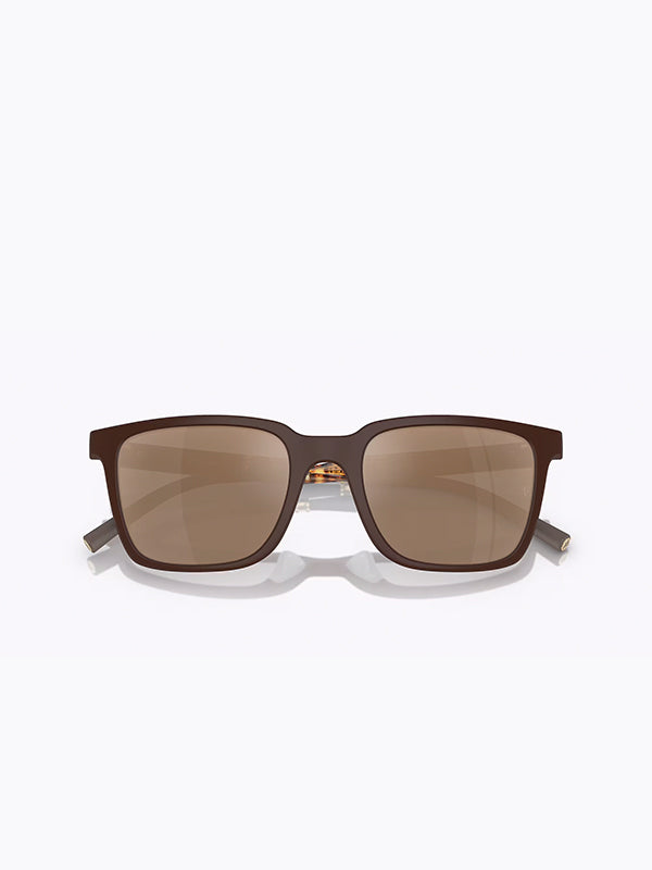 Oliver Peoples Mr Federer Sunglasses in Umbre-Desert Flash Mirror Color 6