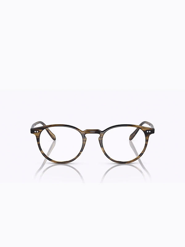 Oliver Peoples Riley-R in Olive Smoke Color 2