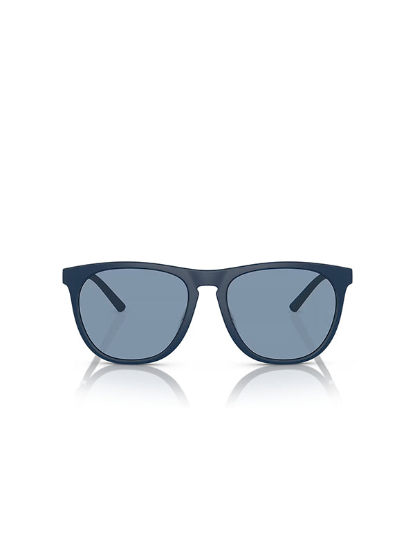 Oliver Peoples Roger Federer R-1 Sunglasses in Semi-Matte Blue Ash-Marine Color  4