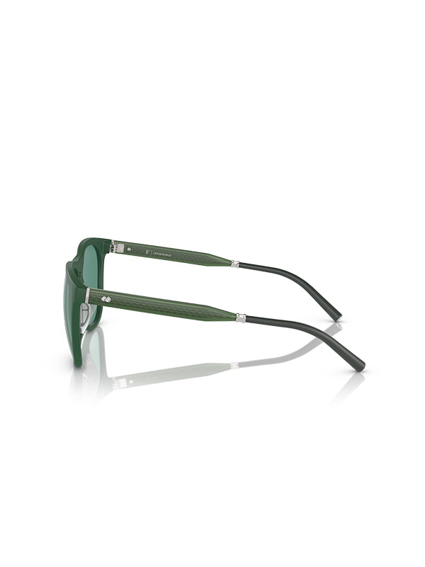 Oliver Peoples Roger Federer R-1 Sunglasses in Semi-Matte Ryegrass-Forest Color 4