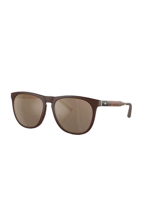 Oliver Peoples Roger Federer R-1 Sunglasses in Umber - Desert Flash Mirror Color