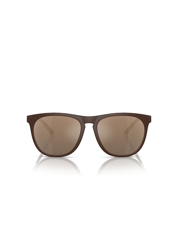 Oliver Peoples Roger Federer R-1 Sunglasses in Umber - Desert Flash Mirror Color 2