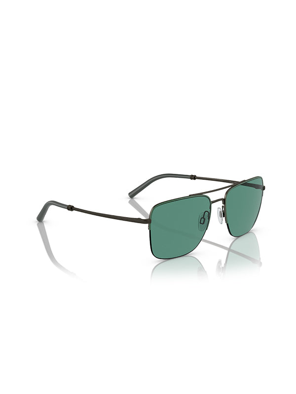 Oliver Peoples Roger Federer R-2 Sunglasses in Ryegrass/Pewter Forest Color 2