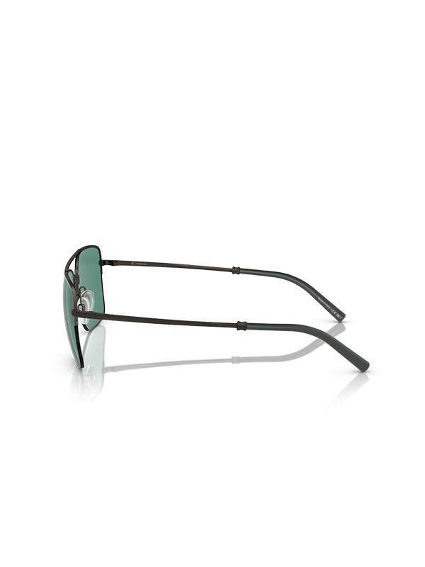 Oliver Peoples Roger Federer R-2 Sunglasses in Ryegrass/Pewter Forest Color 3