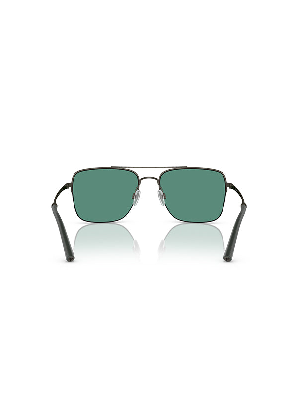 Oliver Peoples Roger Federer R-2 Sunglasses in Ryegrass/Pewter Forest Color 4