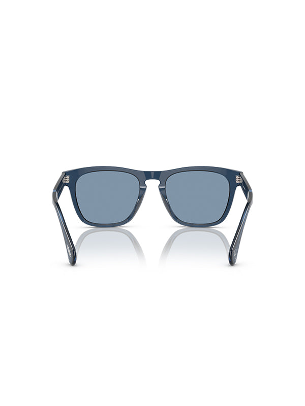 Oliver Peoples Roger Federer R-3 Sunglasses in Blue Ash Marine Color 5