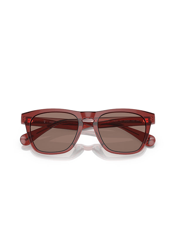 Oliver Peoples Roger Federer R-3 Sunglasses in Brick Sierra Color 6
