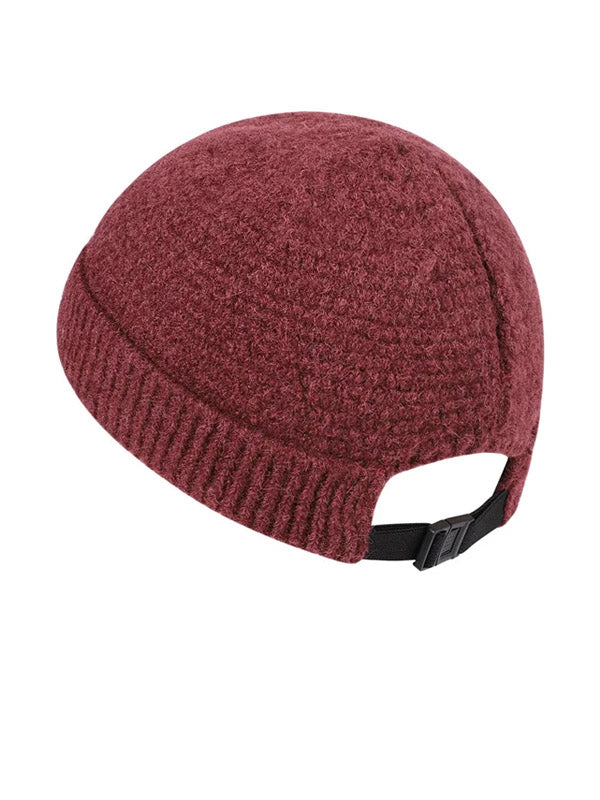 Red Beanie with Strap