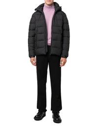 Save The Duck Boris Hooded Puffer Jacket in Black Color 7