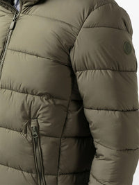 Save The Duck Boris Hooded Puffer Jacket in Green Color 10