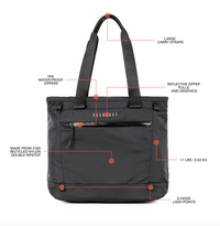 Rennen Ripstop Tote in Black Color 10