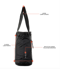 Rennen Ripstop Tote in Black Color 11