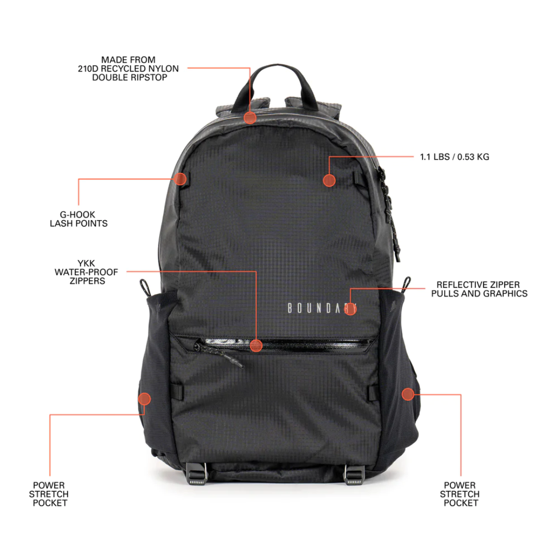 Boundary Supply Rennen Ripstop Daypack in Black Color 8