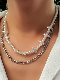 Set of 2 Beads and Chain Necklaces 3