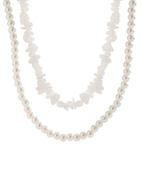 Set of 2 Stones & Beads Necklaces 2