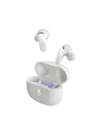 Skullcandy Rail ANC Wireless In-Ear in Bone/Orange Glow Color