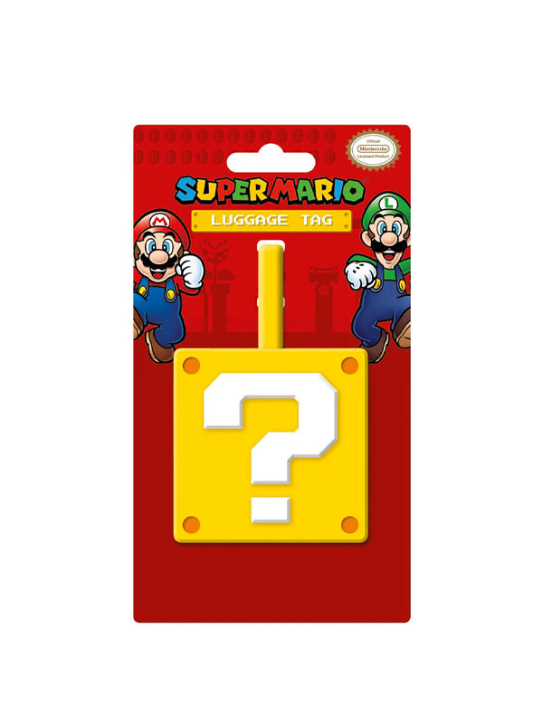 Super Mario (Question Mark Block) Luggage Tag