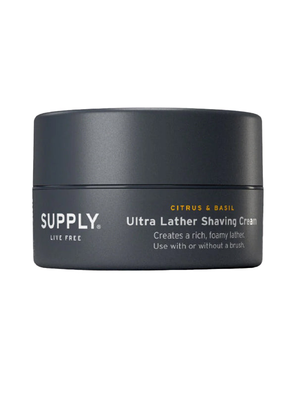 Supply Co. Ultra Lather Shaving Cream Citrus & Basil (Previously Coastal)