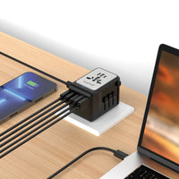 Travelmall GaN 65W PD High Performance Worldwide Travel Adaptor in Black Color 2