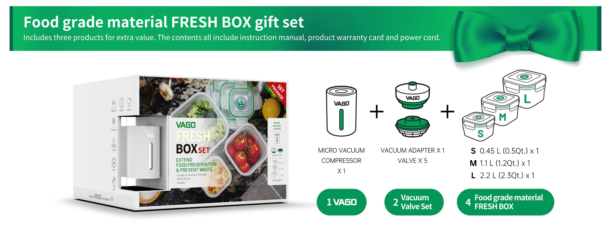 VAGO FRESH Box Combo Set 3
