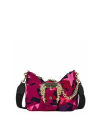 Versace Jeans Couture Baroque Buckle Star Print Shoulder Bag