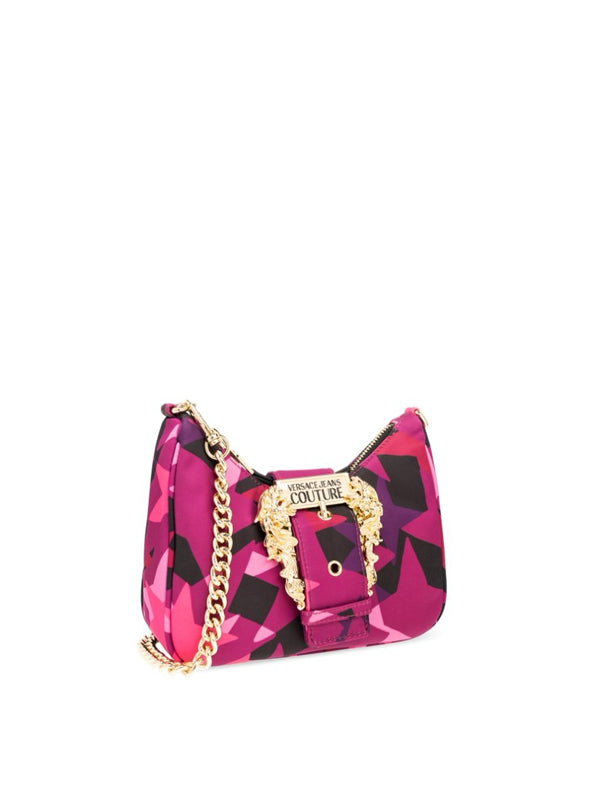 Versace Jeans Couture Baroque Buckle Star Print Shoulder Bag 4