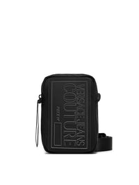 Versace Jeans Couture Logo Patch Messenger Bag