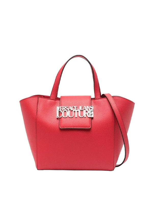 Versace Jeans Couture Logo Plaque Shopping Bag